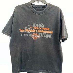 Harley-Davidson T-Shirt Men’s Large Multicolor 100% Cotton River City H-D Logo